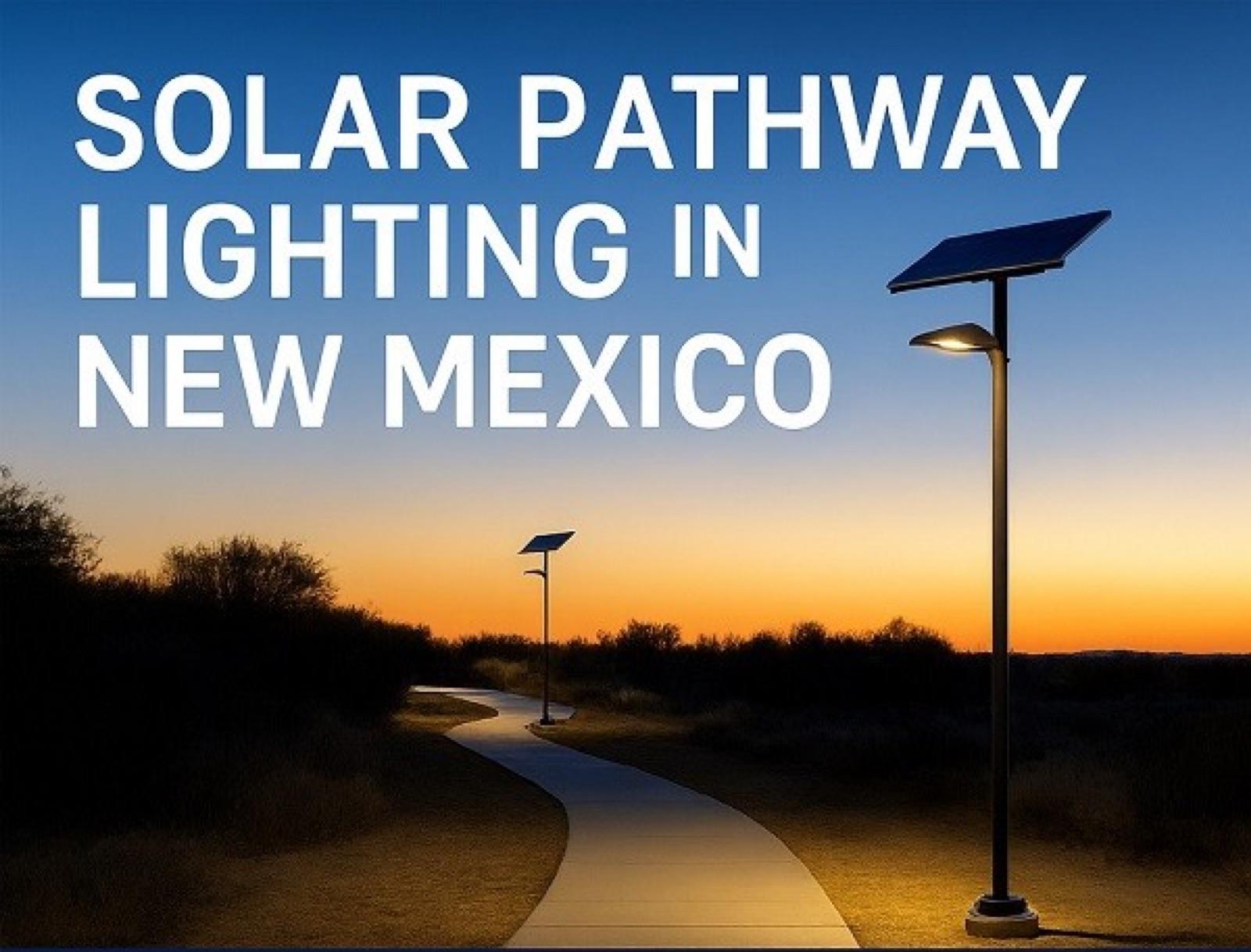 Solar Pathway Lights in New Mexico