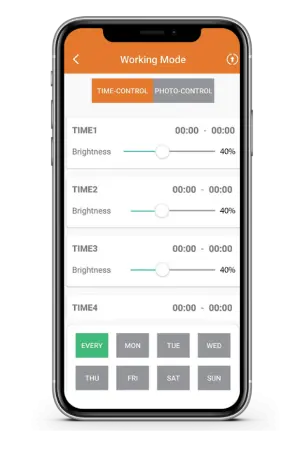 Greenshine Connect smart bluetooth control app