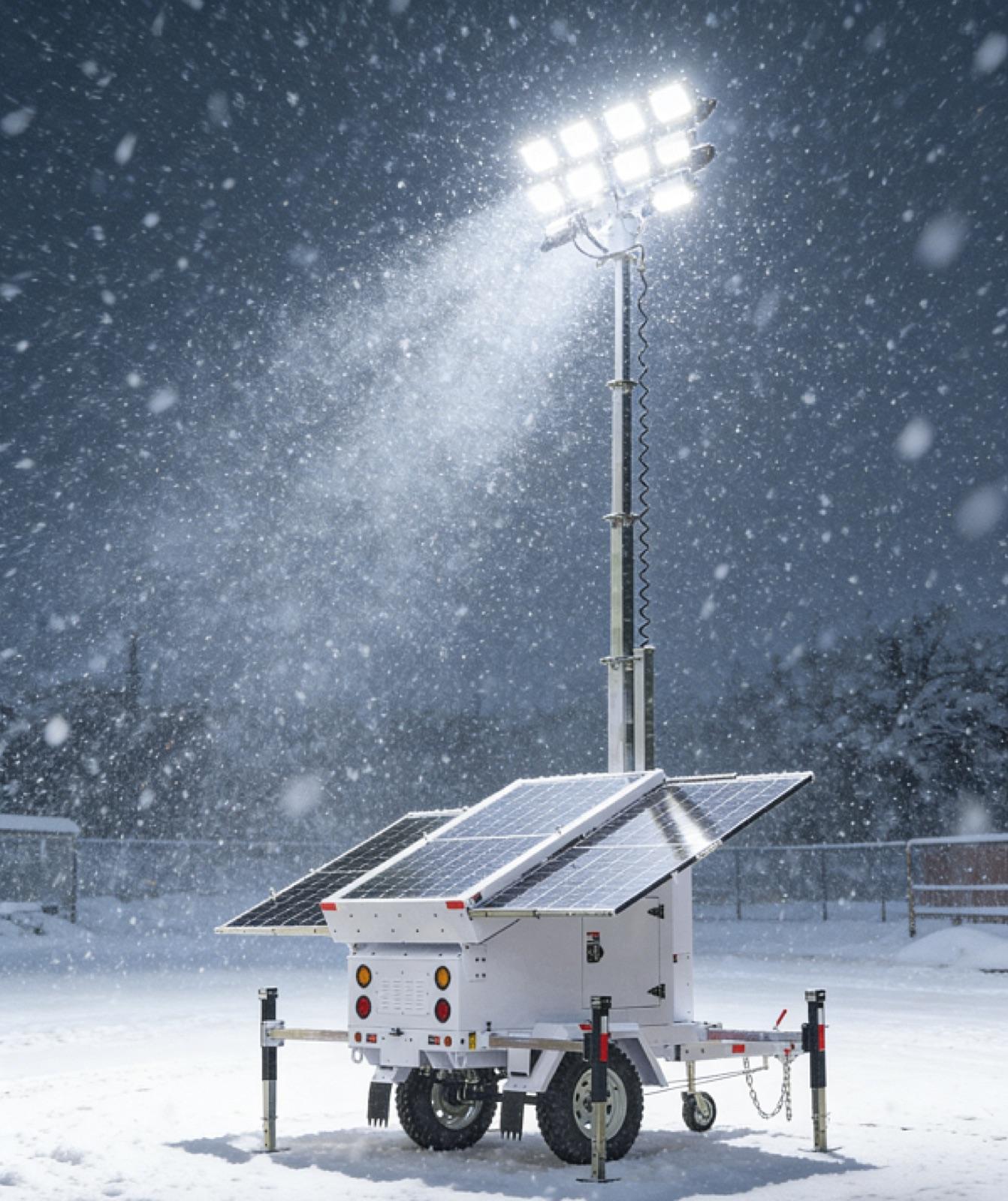 Alaska Mining Operations Rely on Solar Light Towers for Extreme-Condition Security