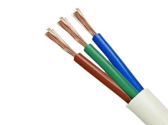 Outdoor LED wiring color-coded cable